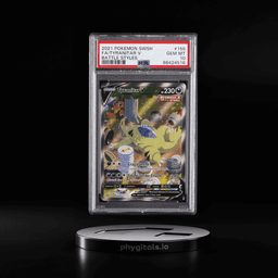2021 POKEMON SWORD & SHIELD BATTLE STYLES #155 FULL ART/TYRANITAR V PSA 10