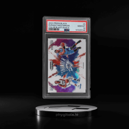 2024 Panini Prizm Black Color Blast Duals Kevin Durant/Russell Westbrook #5 PSA 10