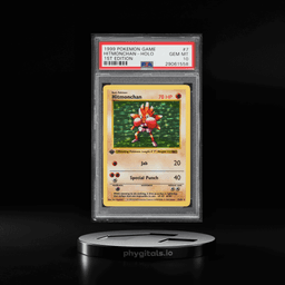 1999 Pokemon Base Set Shadowless 1st Edition Holo Hitmonchan #7 PSA 10 GEM MINT