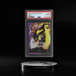 2025 One Piece Extra Booster Anime 25th Collection King #OP06-057 PSA 10