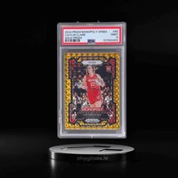 2024 Panini Prizm Monopoly WNBA Gold Prizm Caitlin Clark #65 12/49 PSA 9