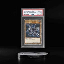 2023 Yu-Gi-Oh 25th Anniversary Tin Dueling Heroes Red-Eyes Black Dragon #TN23-EN003 PSA 9