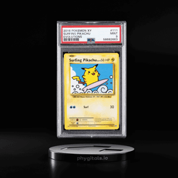 2016 POKEMON XY EVOLUTIONS #111 SURFING PIKACHU PSA 9