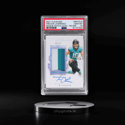 2021 Panini Flawless Rookie Patch Autograph Silver Trevor Lawrence #RPA-TLA 9/20 PSA 10