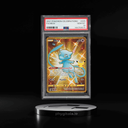 2021 Pokemon Sword & Shield Celebrations Gold Rare Shiny Mew #25 PSA 10 GEM MINT