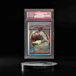 1993 Finest Refractor Mike Mussina #157 PSA 8 NM-MT