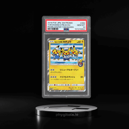 2018 Pokemon Sun and Moon Promo Japanese Pokemon Center Yokohama Reopening Yokohama's Pikachu #282SMP PSA 10