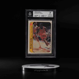 1986 Fleer Sticker Michael Jordan ROOKIE #8 BGS 7 NRMT