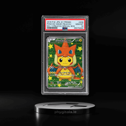 2016 Pokemon XY Promo Mega Charizard Y Special Box Japanese Poncho Wearing Pikachu #208XYP PSA 10