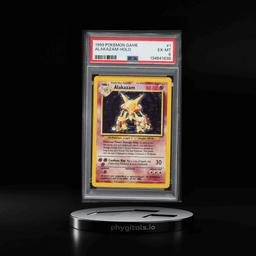 1999 Pokemon Base Set Holo Alakazam #1 PSA 6 EXMT