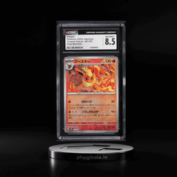 2024 Pokemon Japanese Scarlet & Violet Terastal Fest Ex Poke Ball Holo Flareon #21 CGC 8.5