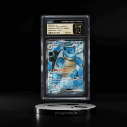2023 Pokemon Japanese 151 Full Art Blastoise ex #186 CGC 10 PRISTINE