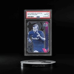 2019 Topps Crystal UEFA Champions League Erling Haaland #113 PSA 10