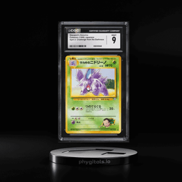 1999 Pokemon Japanese Gym 2 Giovanni's Nidorino #33 CGC 9 MINT
