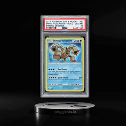 2017 Pokemon Sun & Moon Shining Legends Holo Shining Volcanion #27 PSA 10 GEM MINT