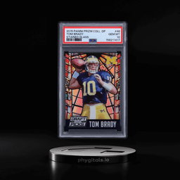 2015 Panini Prizm Collegiate Draft Picks Stained Glass Tom Brady #46 PSA 10 GEM MINT