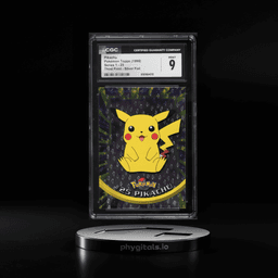 1999 Topps Pokemon Series 1 Third Print Silver Foil Pikachu #25 CGC 9 MINT
