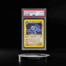 2000 Pokemon Team Rocket 1st Edition Holo Dark Machamp #10 PSA 8