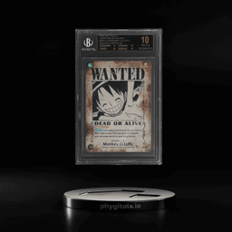 2025 One Piece Carrying On His Will Wanted Alternate Art Monkey D. Luffy #OP13-118 BGS BL