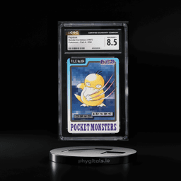 1997 Pokemon Japanese Bandai Carddass Part 4 Psyduck #54 CGC 8.5 NM-MT+
