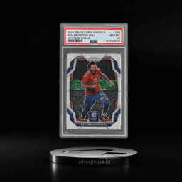 2024 Panini Prizm Conmebol Copa America White Sparkle Prizm Ben Brereton Diaz #41 PSA 10