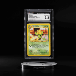 2000 Pokemon Neo Genesis Sunflora #50 CGC 5.5 EX+