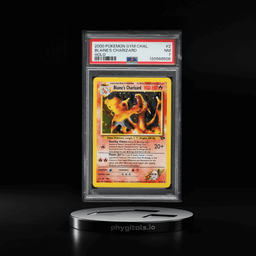2000 Pokemon Gym Challenge Holo Blaine's Charizard #2 PSA 7 NRMT