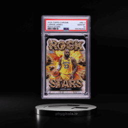 2025 Topps Chrome Rock Stars Die-Cut LeBron James #RS-3 PSA 10 GEM MINT