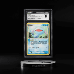 2004 Pokemon EX Team Rocket Returns Wooper #81 CGC 8 NM-MT
