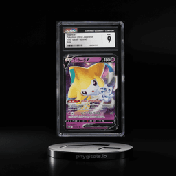 2022 Pokemon Japanese Sword & Shield Time Gazer Holo Jirachi V #25 CGC 9 MINT