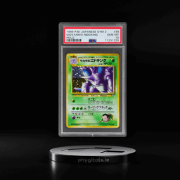 1999 Pokemon Gym 2 Challenge From the Darkness Japanese Holo Giovanni's Nidoking #34 PSA 10