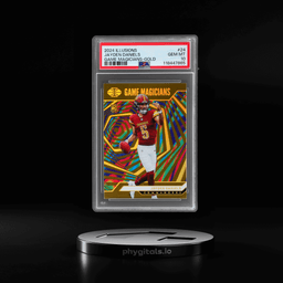 2024 Panini Illusions Game Magicians Gold Jayden Daniels #24 6/25 PSA 10