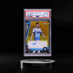 2024 Topps Chrome MLS Gold Refractor Liel Abada AUTO /50 #CA-AB PSA 10 GEM MINT