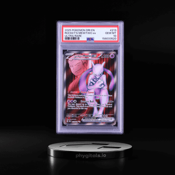 2025 Pokemon Scarlet & Violet Destined Rivals Full Art Team Rocket's Mewtwo Ex #213 PSA 10 GEM