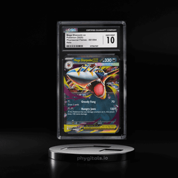 2025 Pokemon Mega Evolution Phantasmal Flames Holo Mega Sharpedo Ex #61 CGC 10 GEM MINT