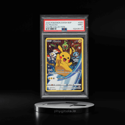 2020 Pokemon Sword & Shield Promo Figure Collection Holo Pikachu #SWSH020 PSA 9 MINT