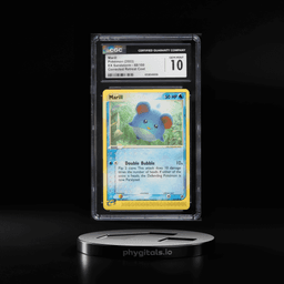 2003 Pokemon EX Sandstorm Corrected Retreat Cost Marill #68 CGC 10 GEM MINT