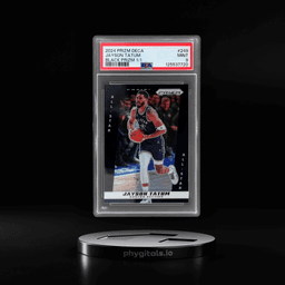 2024 Panini Prizm Deca Black Prizm Jayson Tatum #249 1/1 PSA 9