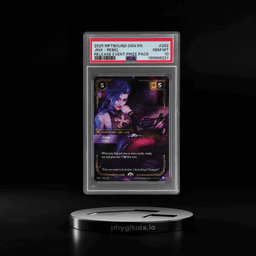 2025 Riftbound League of Legends Origins Release Event Prize Pack Jinx #202 PSA 10