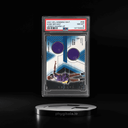 2001 Spx Winning Materials Jersey Kobe Bryant #KB PSA 8