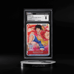 2024 One Piece Premium Booster The Best SR Monkey D Luffy #OP01-024 CGC 8 NM-MT