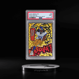 2025 Panini Absolute Kaboom! Vertical Gold Puka Nacua #28 1/10 PSA 9