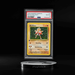 1999 Pokemon German Base Set 1st Edition Holo Hitmonchan #7 PSA 8 NM-MT