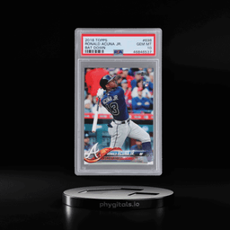 2018 Topps Bat Down Variation Ronald Acuna Jr. #698 PSA 10