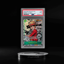 2025 One Piece Carrying On His Will Manga Alternate Art Monkey D. Luffy #OP13-118 PSA 9
