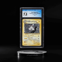 1997 Pokemon Japanese Rocket Gang Holo Dark Magneton #82 CGC 7.5 NRMT+