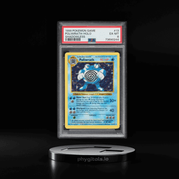 1999 Pokemon Base Set Shadowless Holo Poliwrath #13 PSA 6 EXMT