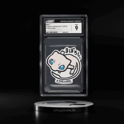 2018 Pokemon Japanese Stickers Part 1 B-Side Label Mew CGC 9 MINT