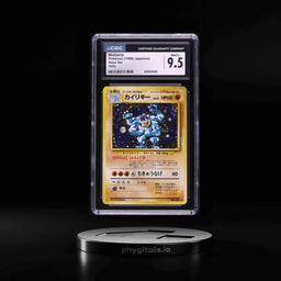 1996 Pokemon Japanese Base Set Holo Machamp #68 CGC 9.5 MINT+