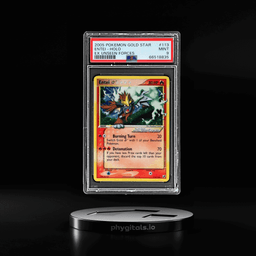 2005 Pokemon Ex Unseen Forces Holo Entei Gold Star #113 PSA 9